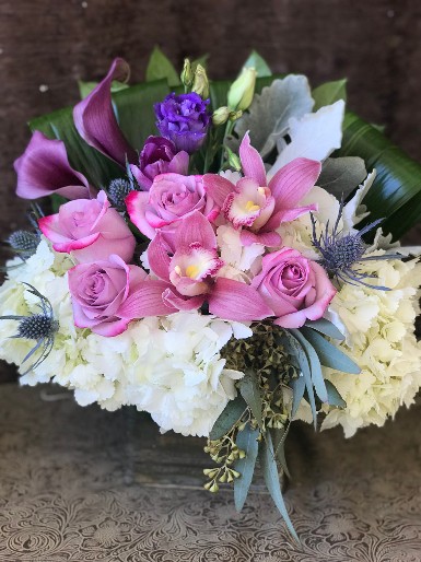Purple Flower Arrangement delivery in Santa Clarita, California 