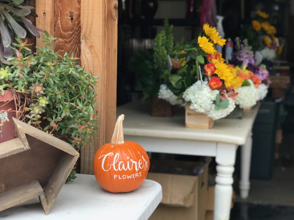 Claires Pumpkin Door
